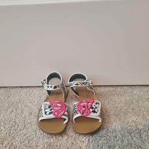 Sophia Webster Girls Butterfly Leather Sandals